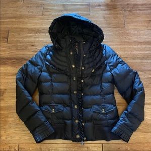 Juicy Couture Down Ruffle Puffer Jacket